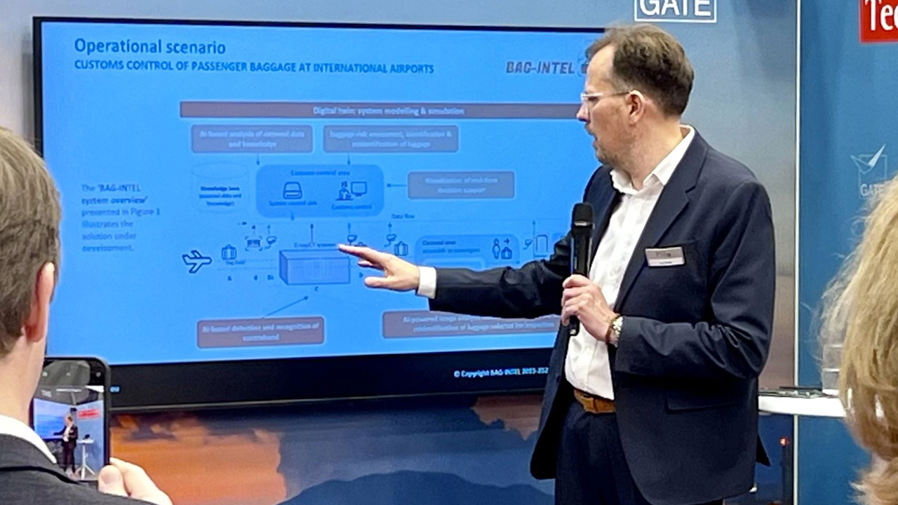 PSI presenting BAG-INTEL at the Passenger Terminal Expo & Conference 2025