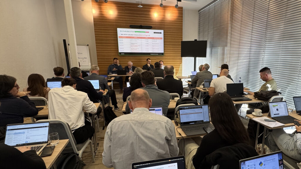 The BAG-INTEL Partners, gathered in Tallinn, Estonia, for the project mid-term review