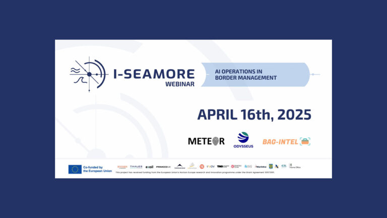 BAG-INTEL Showcases AI Solutions for Smarter Border Management at I-SEAMORE Webinar