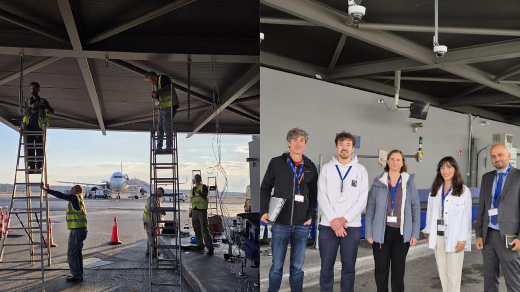 BAG-INTEL Use Case II: Updates from Thessaloniki Airport (SKG) - camera installation - the team