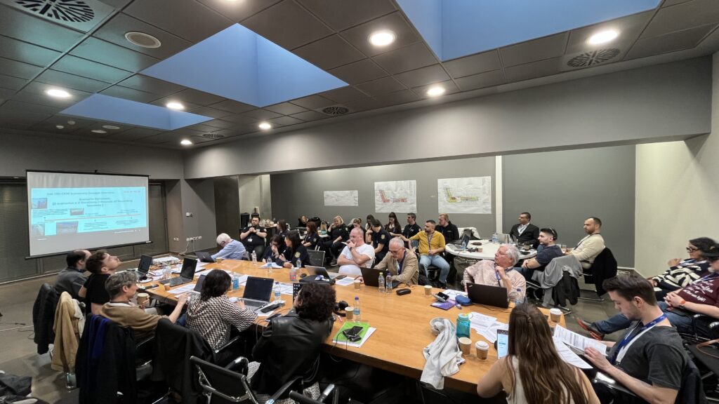BAG-INTEL Consortium at the Thessaloniki airport for the Use Case 2 demonstrations - training