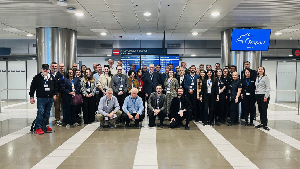 BAG-INTEL Consortium at the Thessaloniki airport for the Use Case 2 demonstrations